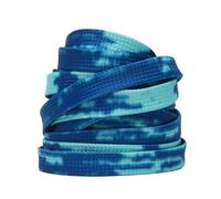 Cordones planos para zapatos deportivos con teñido anudado que no se decoloran, cordones casuales de lona, cordones unisex para botas, Luces del Norte, 120