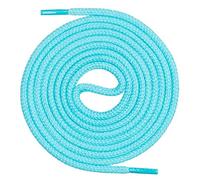 Cordones premium Mount Swiss© de 100 % algodón, resistentes, 3 mm a 4 mm de diámetro, longitudes de 45 a 200 cm, Unisex, Ms-sb-01, turquesa, 90 cm