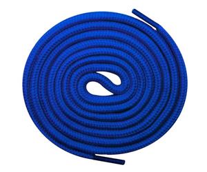 Cordones redondos azules de 4 mm para zapatos, cordón de color, aptos para zapatillas deportivas de adultos y niños, botas altas de fútbol y rugby.