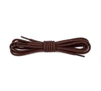 Cordones Redondos de Algodón - 1 Par, 100% Algodón, Cordones de Repuesto Resistentes y de Color Duradero para Zapatillas, Calzado Casual y Botas (Marrón | 75 cm - 4 a 5 pares de ojales)