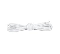 Cordones Redondos de Algodón - 1 Par, 100% Algodón, Cordones de Repuesto Resistentes y de Color Duradero para Zapatillas, Calzado Casual y Botas (Blanco | 90 cm - 5 a 6 pares de ojales)
