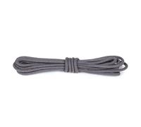 Cordones Redondos de Algodón - 1 Par, 100% Algodón, Cordones de Repuesto Resistentes y de Color Duradero para Zapatillas, Calzado Casual y Botas (Gris oscuro | 90 cm - 5 a 6 pares de ojales)