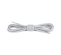 Cordones Redondos de Algodón - 1 Par, 100% Algodón, Cordones de Repuesto Resistentes y de Color Duradero para Zapatillas, Calzado Casual y Botas (Gris | 120 cm - 6 a 8 pares de ojales)