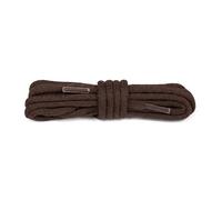 Cordones Redondos de Algodón 1 Par - Fibra de Algodón 100% para Calzado Diario - Lazos Resistentes con Color Duradero (Marrón | 90 cm - 5 a 6 pares de ojales)