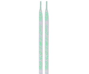 Cordones reflectantes que cambian de color degradado Estampado de flores Mejora de la visibilidad nocturna Cordones que brillan en la oscuridad Cordones brillantes para zapatillas de deporte