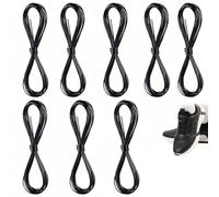 Cordones sin atar 140 cm - Compatibles con sistemas BOA, Engelbert Strauss y Shimano, Set de 8 unidades, Perfectos para zapatos de trabajo, deportivos y de uso diario