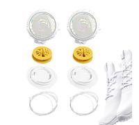 Cordones sin atar, cierres de alambre para zapatos, hebilla giratoria para zapatos, zapatos sin cordones, fácil de usar, liberación rápida, alambre de metal, giratorio, hebilla automática, cuerda con