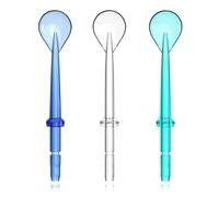 Cordro Accesorio de repuesto para raspador de lengua compatible con Waterpik Water Flosser, punta limpiadora de lengua de repuesto para irrigador bucal, 3 unidades