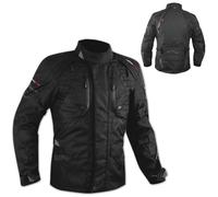 Cordura Chaqueta Moto Enduro Touring Turismo impermeable Off Road Negro