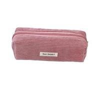 Corduroy Pencil Case, Pen Storage Case, Large Capacity Pouch, Multifunctional Pencil Case, Corduroy Makeup Pouch Cosmetic Bag Storage Pencil Pouch Bag Corduroy Stationery Case Makeup Pouch Bag Large P