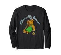 Corduroy Where's My Button Teddy Bear Retro Children's Book Manga Larga