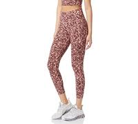 Core 10 Legging Second Skin para Yoga, Largo Completo, Bolsillo en el Lateral, Talle Alto, 63,5 cm Mujer, Marrón, Mareas, S