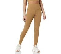 Core 10 Legging Second Skin para Yoga, Largo Completo, Talle Alto, 68,58 cm Mujer, Camel, S