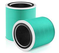 Core 400S - Filtro de repuesto para LEVOIT Core 400S Smart WiFi Air Purifie-r, filtro de carbón activado HEPA 3 en 1, Core400S-RF-TX (LRF-C401-GUS), verde, paquete de 2