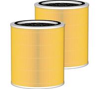 Core 400S H13 True HEPA - Filtro de repuesto compatible con LEVOIT Core 400S Smart WiFi, purificador de aire Core 400S-RF-PA (LRF-C401-YUS), prefiltro de carbón activado HEPA 3 en 1, paquete de 2,