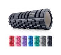 Core Balance Foam Roller for Deep Tissue & Trigger Point Massage, Sports Massager for Fitness & Gym, Physio Black