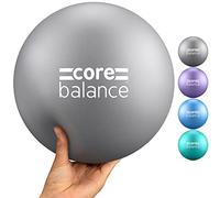 Core Balance Pelota de Pilates Pequeña. Softball 23cm Diámetro. Antideslizante, Anti Reventones, PVC Seguro. para Yoga, Rehabilitación y Entrenamiento en Casa. Fácil de Inflar, Máx. 200kg. 4 Colores.