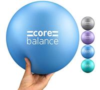 Core Balance Pelota de Pilates Pequeña. Softball 23cm Diámetro. Antideslizante, Anti Reventones, PVC Seguro. para Yoga, Rehabilitación y Entrenamiento en Casa. Fácil de Inflar, Máx. 200kg. 4 Colores.