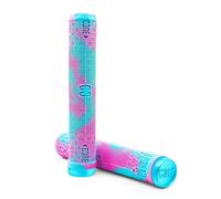 CORE Empuñaduras Profesionales para manubrio, Suaves de 170 mm de Cuello Largo, para Scooters BMX MTB (Skinny - Refresher (Rosa/Azul), 170 mm