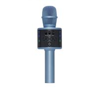 Core Innovations Micrófono inalámbrico Bluetooth Karaoke con Altavoces incorporados + grabación HD, micrófono portátil de Mano | Azul