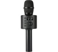 Core Innovations Micrófono inalámbrico Bluetooth para karaoke con altavoces integrados + grabación HD, micrófono portátil de mano, color negro