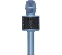 Core Innovations Micrófono inalámbrico Bluetooth para karaoke con altavoces integrados + grabación HD, micrófono portátil de mano | Azul