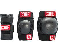 CORE Juego de rodilleras protectoras 6 en 1 junior, engranajes de protección para patinaje con codo y rodilleras, almohadillas de patinaje para niños, jóvenes, para patinaje, ciclismo, patinaje