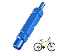 Core removal repair tool - multifunctional valve unscrewing kit, heavy duty nozzle extractor | threaded air valve replacement tool, portable bike pump accessory unit, for garage mechanic car jobs