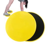 Core Sliders - PP EVA Diameter 17cm | Pair Of Pilates Sliding Discs | Yoga Foot Pedal Fitness Mat, Exercise Sliders For Home Exercise Core Training Working Out