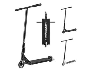 CORE ST3 - Patinete de acrobacias completo, scooter profesional para cualquier edad, patinete profesional para niños y adultos, cubierta ancha, listo para montar, color negro