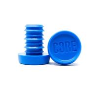 CORE Tapones de extremo de barra - Tapones de resina a presión para scooter/bicicleta/BMX extremos de barra universales para tapas de manillar - Azul (barra estándar)