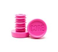 CORE Tapones de extremo de barra - Tapones de resina a presión para scooter/bicicleta/BMX, extremos de barra universales para tapas de manillar (rosa, barra estándar (19,2 mm)