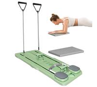 Core Trainer con pantalla digital, tabla de equilibrio para ejercicios básicos, tabla de fitness antideslizante para entrenamiento de todo el cuerpo, tabla con rodillos abdominales