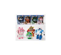 Corea del juguete Robocar Poli - Robot transformador 4 sets (ROPOLI02S)