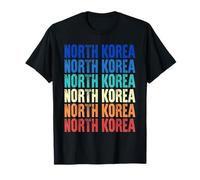 Corea del Norte Colorido Camiseta
