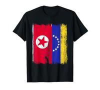 Corea del Norte Venezuela Media Bandera Coreana Venezolana Jersey Camiseta