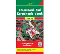 Corea del norte y del sur, escala 1:1.800.000. Freytag & Berndt.: Wegenkaart 1:8 000 000 (Auto karte)