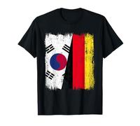 Corea del Sur Alemania Media Bandera Corea del Sur Herencia Alemana Camiseta