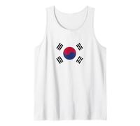 Corea del Sur - Banderas de países del Mundo, Amante de la geograf Camiseta sin Mangas