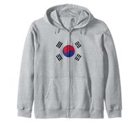 Corea del Sur - Banderas de países del Mundo, Amante de la geograf Sudadera con Capucha