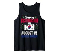 Corea del Sur Día de Restauración Gwangbokjeol Celebración Wear Camiseta sin Mangas