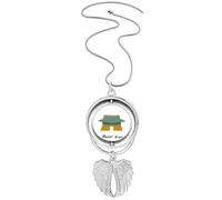 Corea del Sur Ghwamun - Collar giratorio con alas de ángel