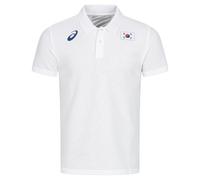 Corea Del Sur OLYMPIA ASICS Hombre Atletismo Fan Top Camiseta Polo A17B02 Nuevo