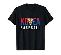 Corea Tigre Clásico Atlético Deporte Vintage Béis Camiseta