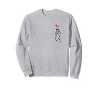Coreano Finger Heart Kpop Love K-pop Merchandise Mujeres Merch Sudadera