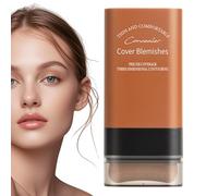 Coreano Hidratante Base Stick | Ligero Base Stick con Pincel | 2 en 1 Antiarrugas Base Stick | Maquillaje instantáneo