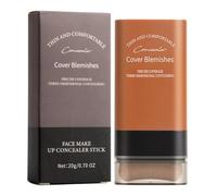 Coreano Hidratante Base Stick | Ligero Base Stick con Pincel | 2 en 1 Antiarrugas Base Stick | Maquillaje instantáneo