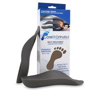 Corefit Custom Orthotics Arch Supports - Custom Fit at Home 3/4 Plantar Fasciitis Inserts - Dip in Hot Water & Fit to Foot - Handcrafted Podiatrist Grade Shoe Inserts (US Women's 8)
