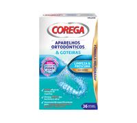 Corega Ortodoncias Y Férulas, Tabletas Limpiadoras, 36 Unidades