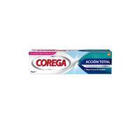 Corega Crema Fijadora Para Prótesis Dentales, Acción Total, Sin Sabor, Sin Zinc, 40 g